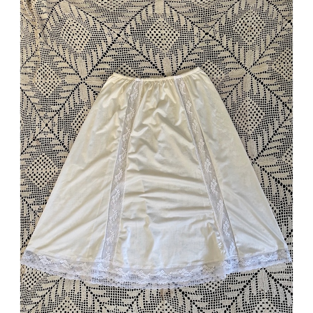 White lingerie skirt